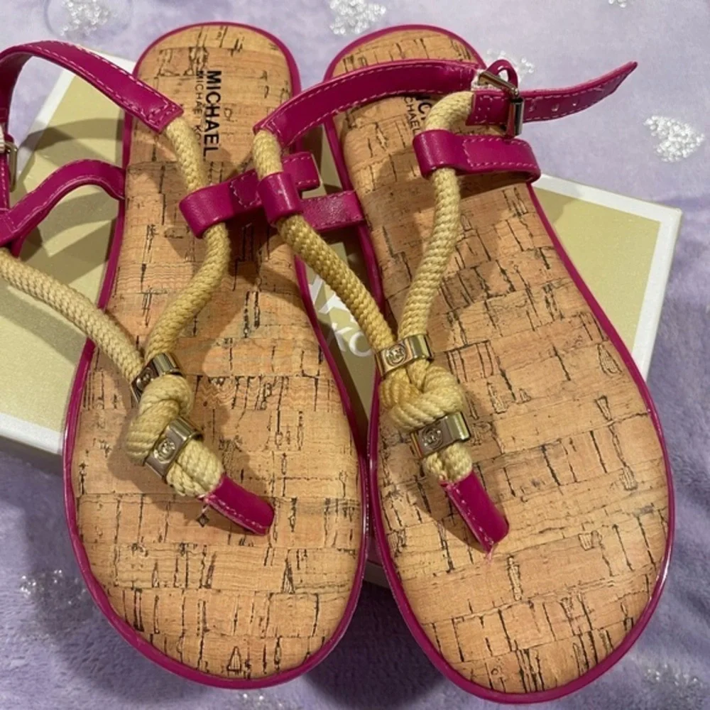 Brand new kids Michael Kors jelly sandals‎
